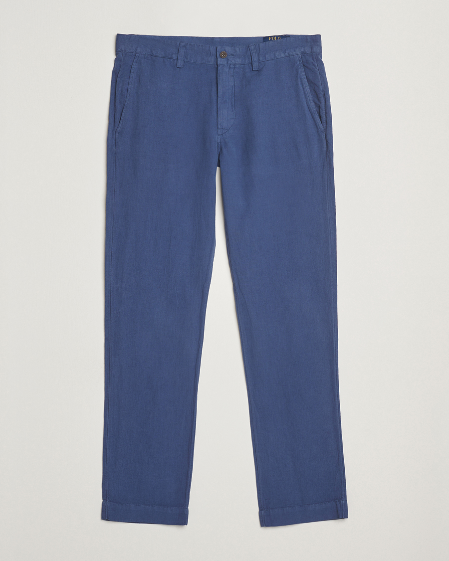 Herre | Bukser | Polo Ralph Lauren | Bedford Cotton/Linen Straight Fit Pants Old Royal