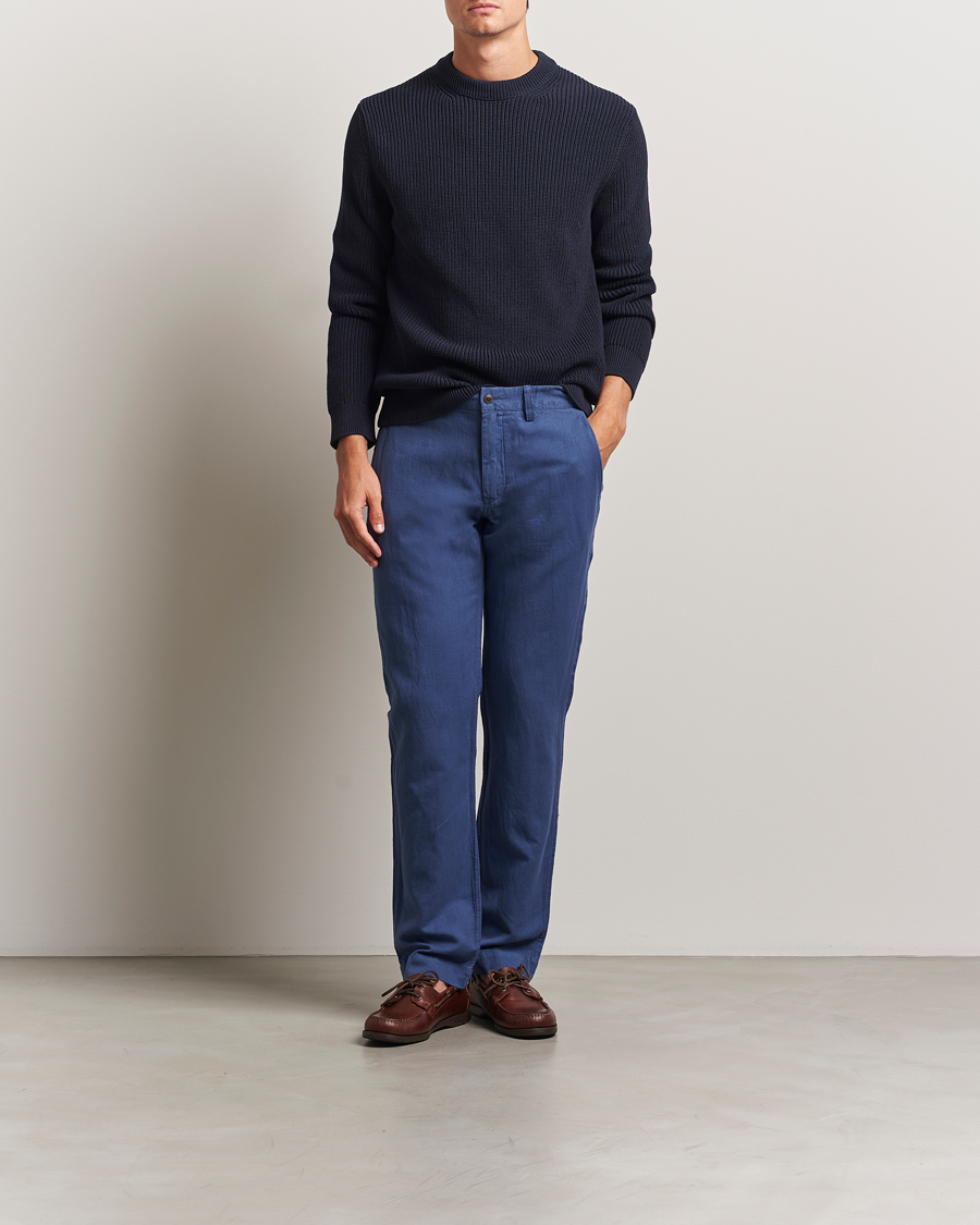 Herre | Bukser | Polo Ralph Lauren | Bedford Cotton/Linen Straight Fit Pants Old Royal