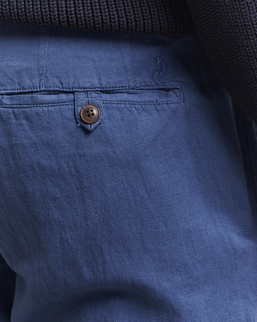 Herre | Bukser | Polo Ralph Lauren | Bedford Cotton/Linen Straight Fit Pants Old Royal