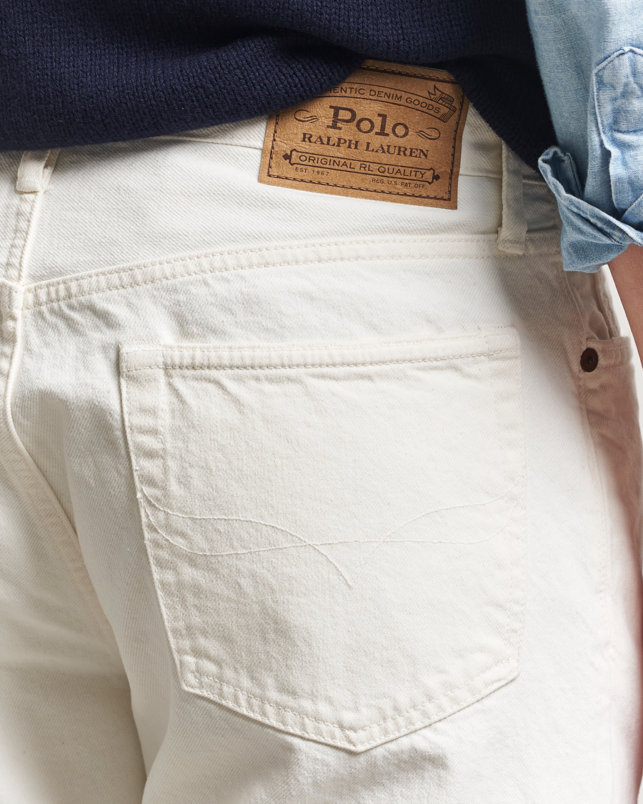 Herre | Jeans | Polo Ralph Lauren | Stanford Heritage Straight Fit Jeans Matheo White