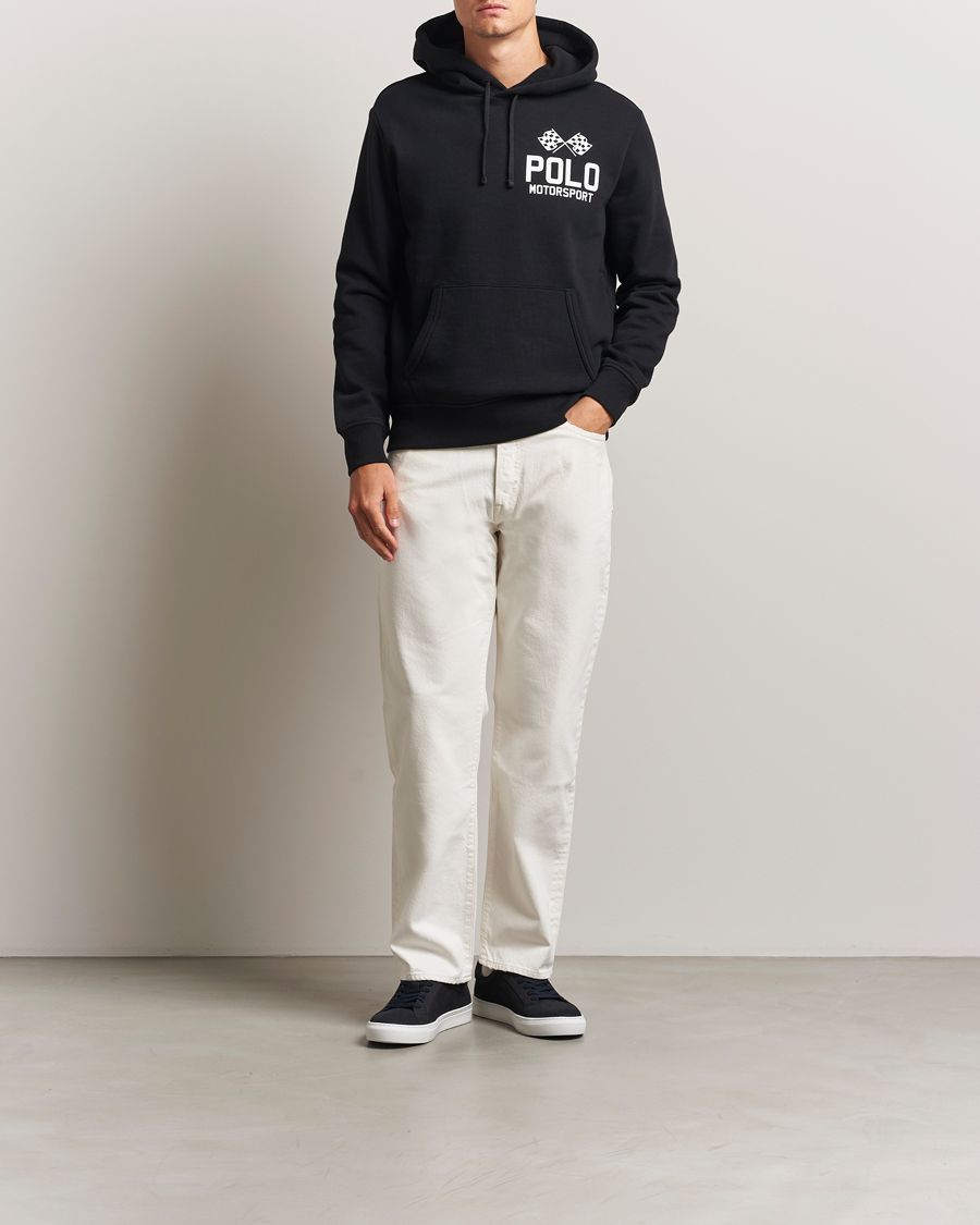 Herre | Trøjer | Polo Ralph Lauren | RL Motorsport Hoodie Polo Black