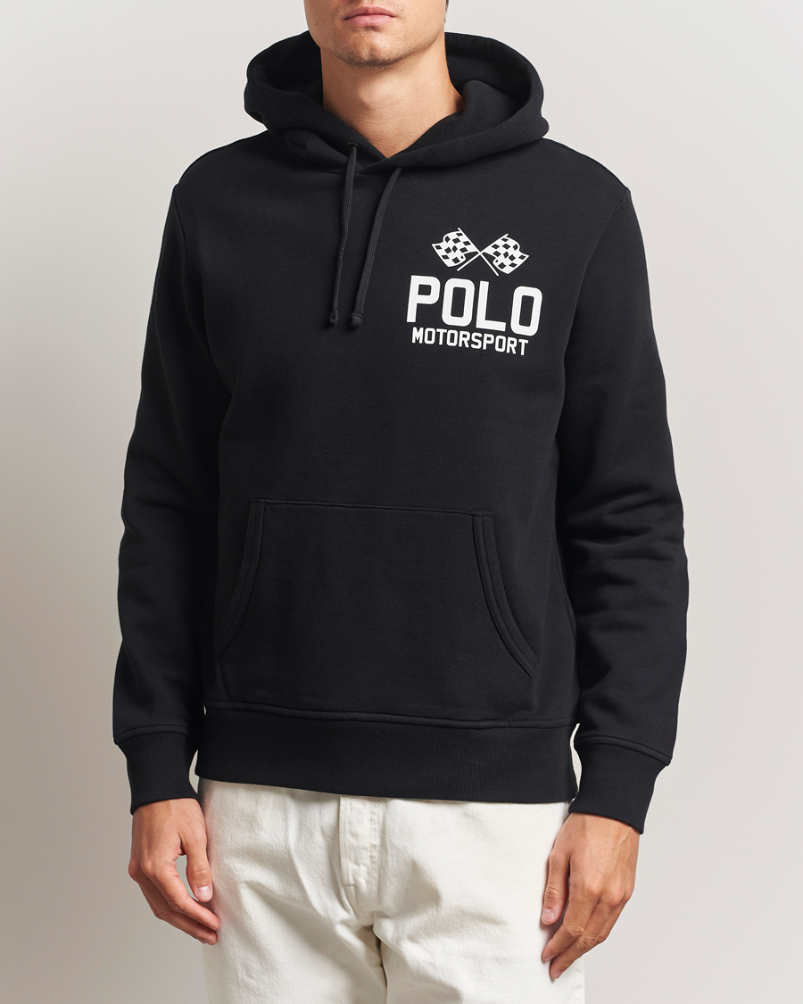 Herre | Trøjer | Polo Ralph Lauren | RL Motorsport Hoodie Polo Black