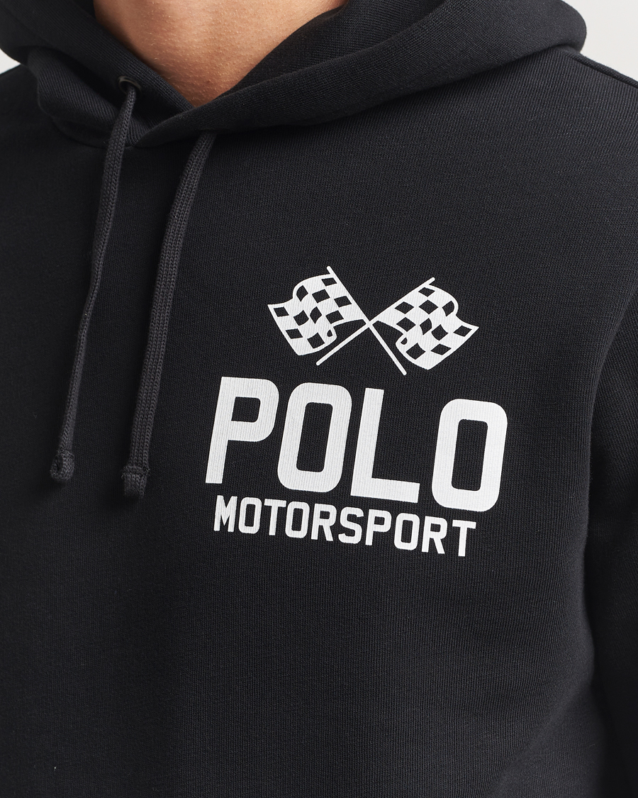 Herre | Trøjer | Polo Ralph Lauren | RL Motorsport Hoodie Polo Black