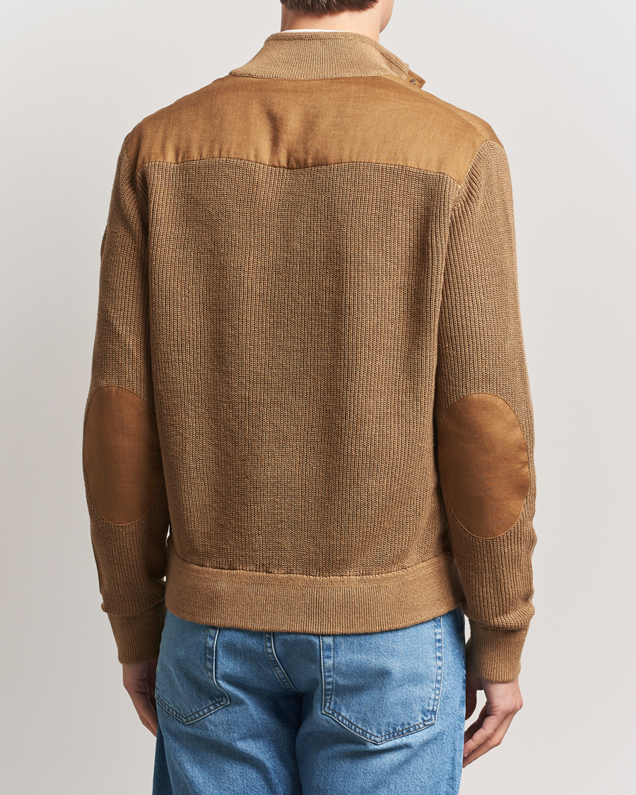 Herre | Trøjer | Polo Ralph Lauren | Linen Skeet Jacket Brown Linen Combo