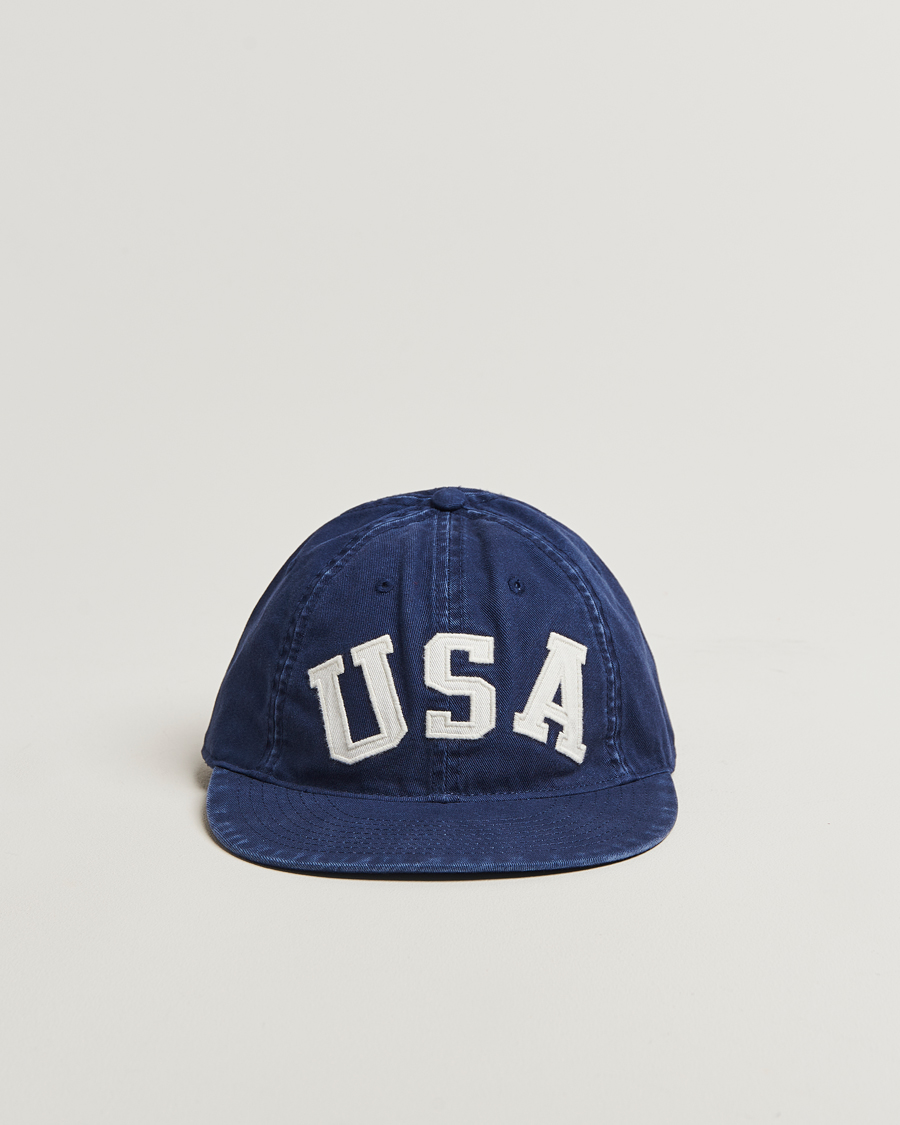 Herre | Hatte & kasketter | Polo Ralph Lauren | Cotton Twill USA Cap Newport Navy