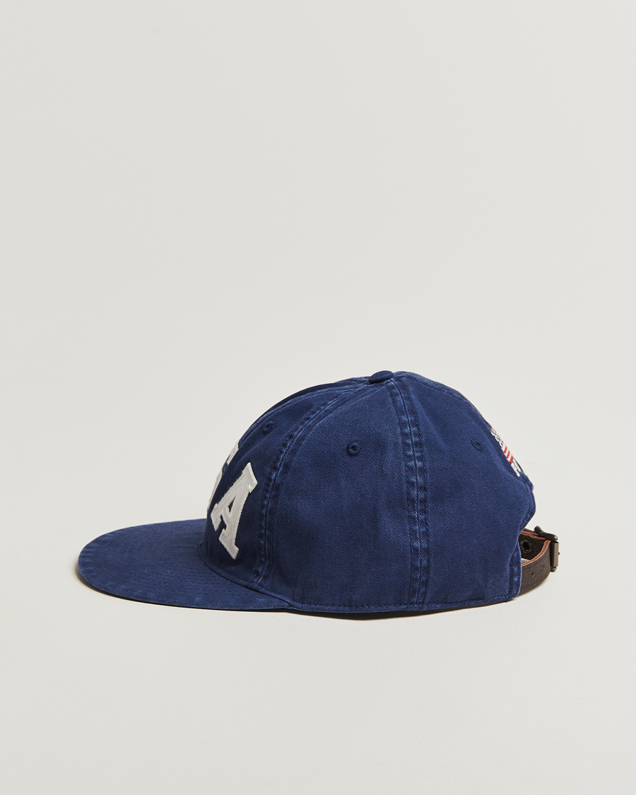 Herre | Hatte & kasketter | Polo Ralph Lauren | Cotton Twill USA Cap Newport Navy