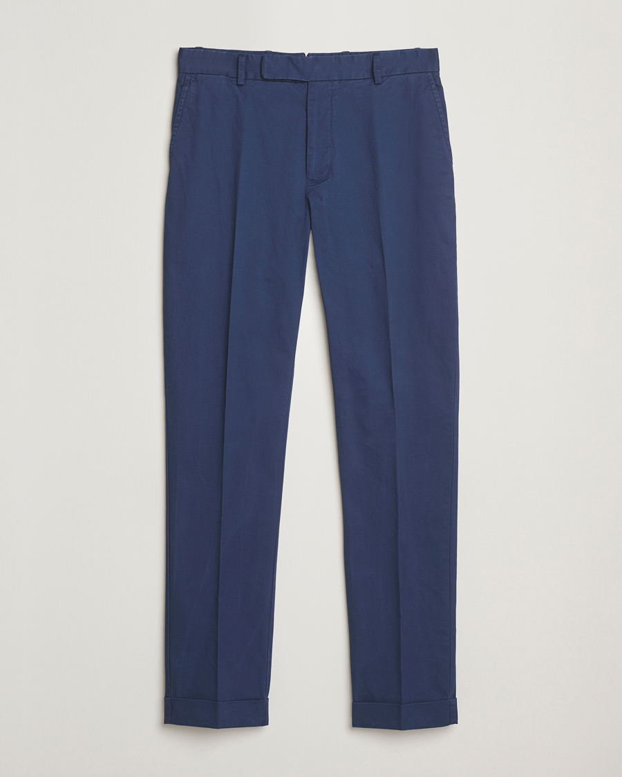 Herre | Bukser | Polo Ralph Lauren | Cotton Stretch Trousers Rustic Navy