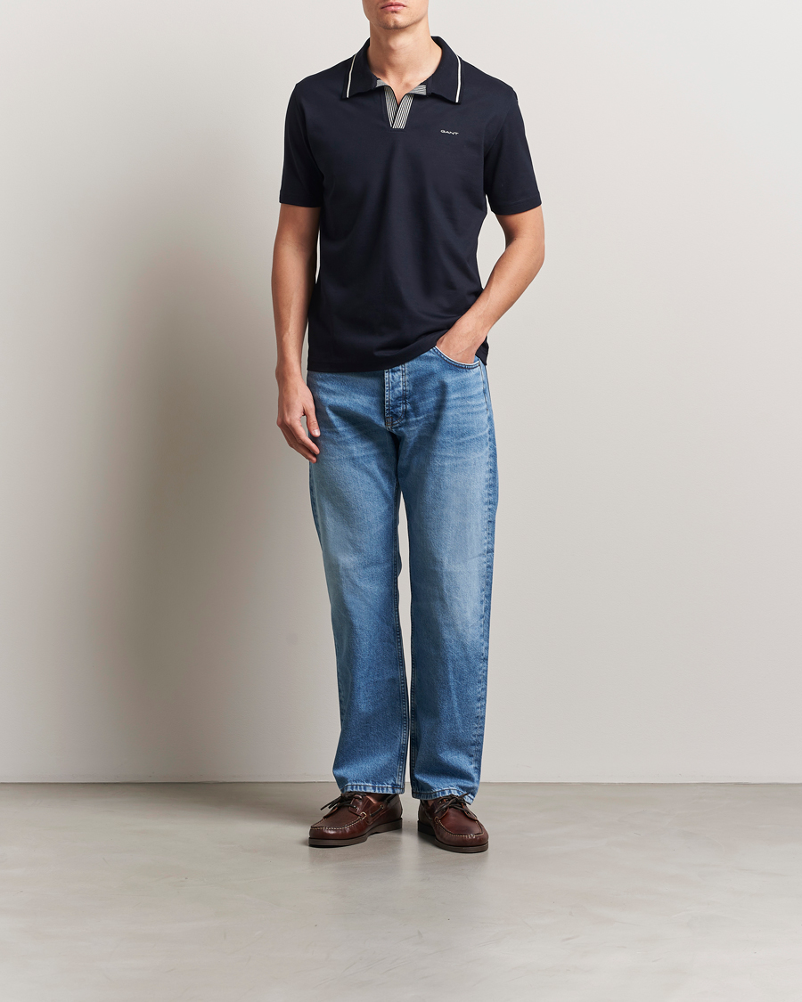 Herre | Polotrøjer | Gant | Tipping Polo Evening Blue