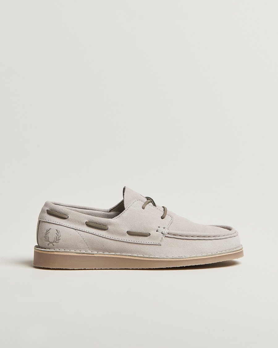 Herre | Loafers | Fred Perry | Meaden Suede Loafer Light Oyster