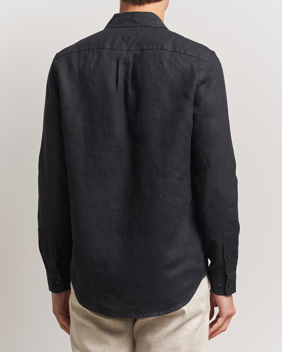 Herre | Skjorter | Samsøe Samsøe | Liam Linen Shirt Black