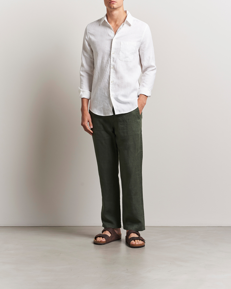 Herre | Skjorter | Samsøe Samsøe | Liam Linen Shirt White