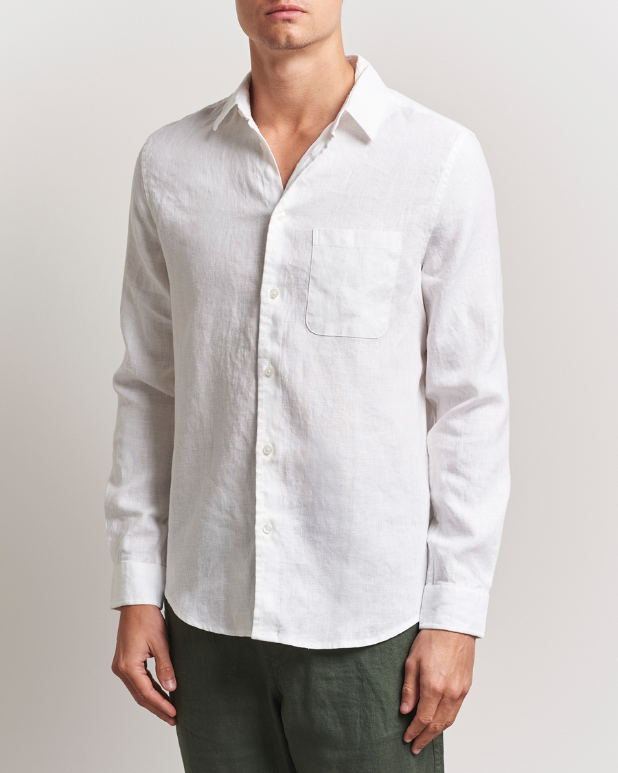 Herre | Skjorter | Samsøe Samsøe | Liam Linen Shirt White