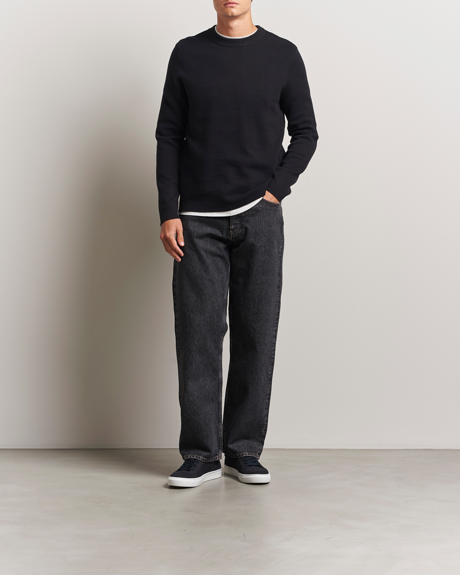 Herre | Trøjer | Samsøe Samsøe | Niklas Crew Neck Sweater Black