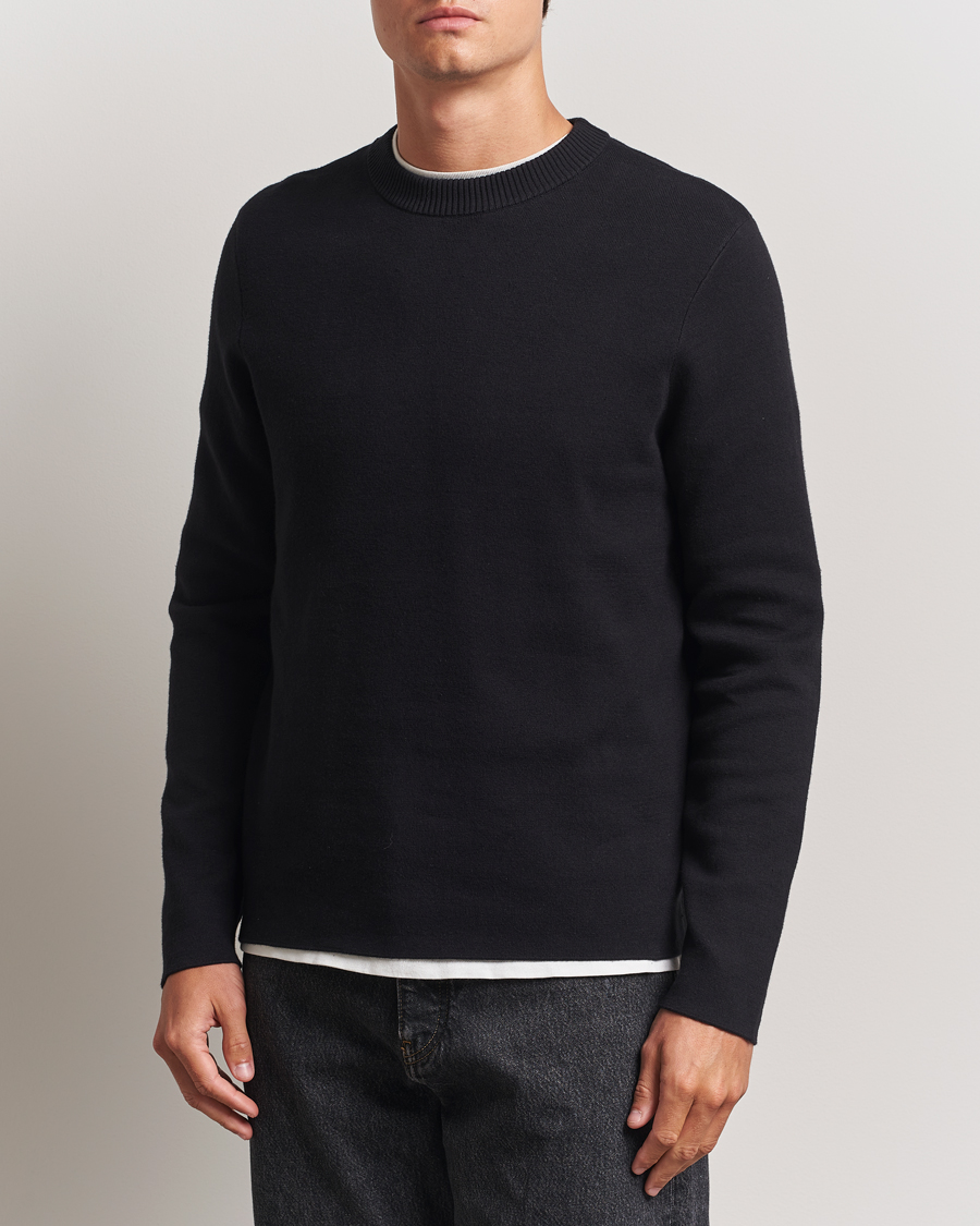 Herre | Trøjer | Samsøe Samsøe | Niklas Crew Neck Sweater Black
