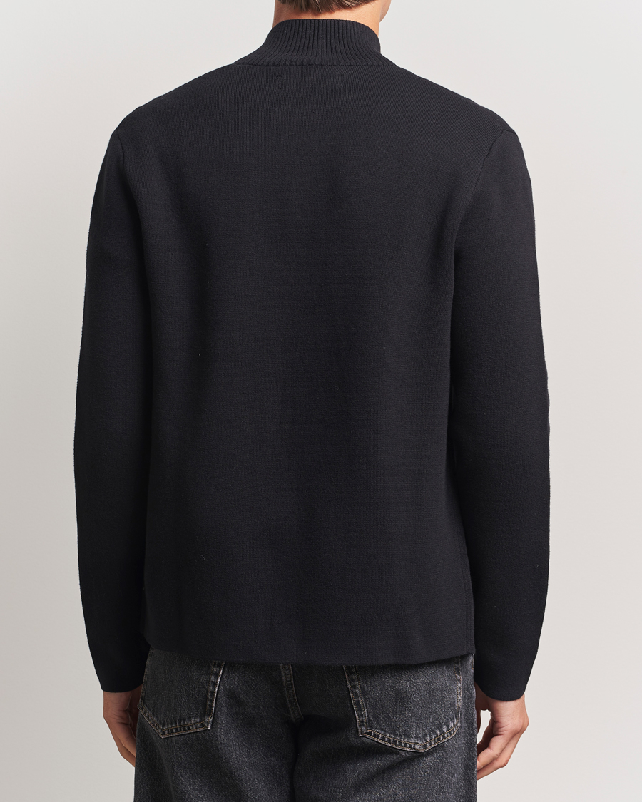 Herre | Trøjer | Samsøe Samsøe | Niklas Full Zip Sweater Black