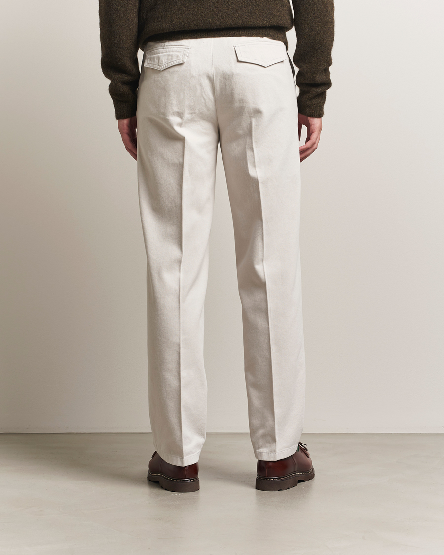 Herre | Bukser | Filippa K | Cotton Chino Trousers Chalk Grey