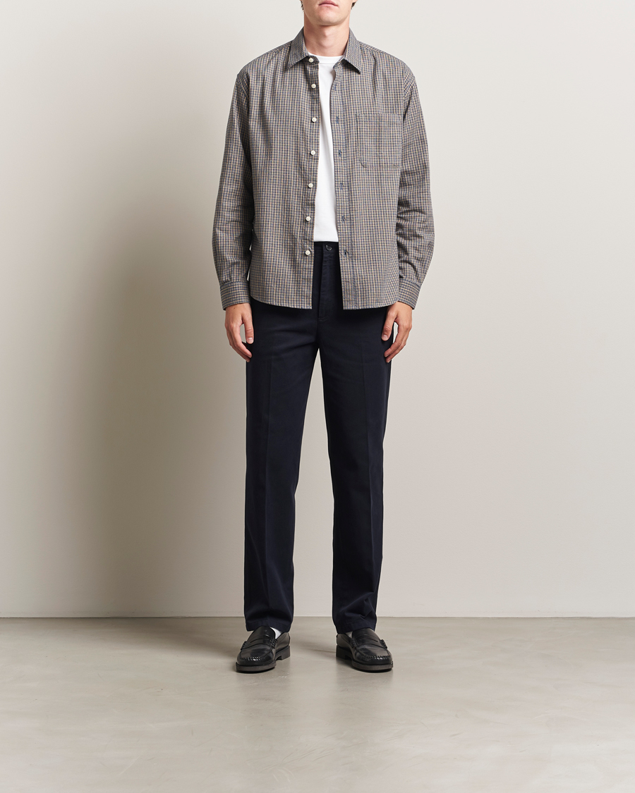 Herre | Bukser | Filippa K | Cotton Chino Trousers Navy