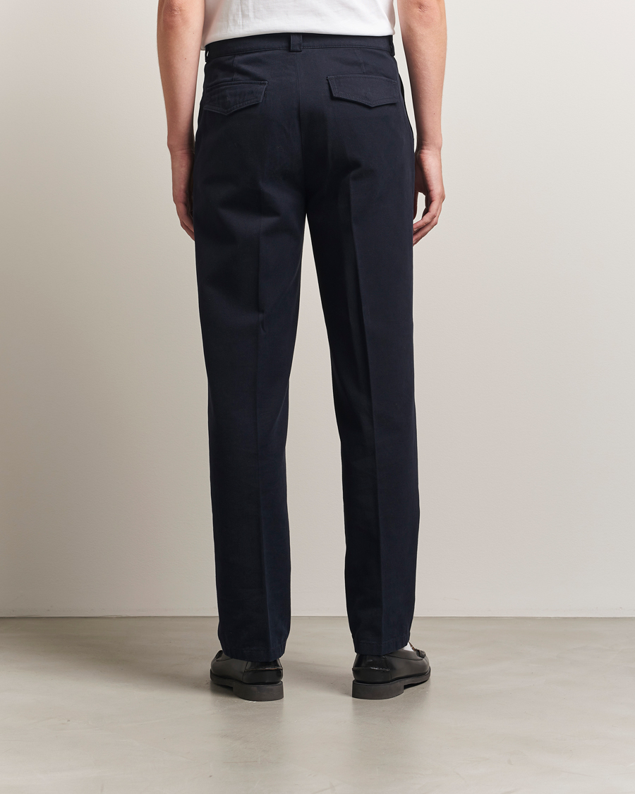Herre | Bukser | Filippa K | Cotton Chino Trousers Navy