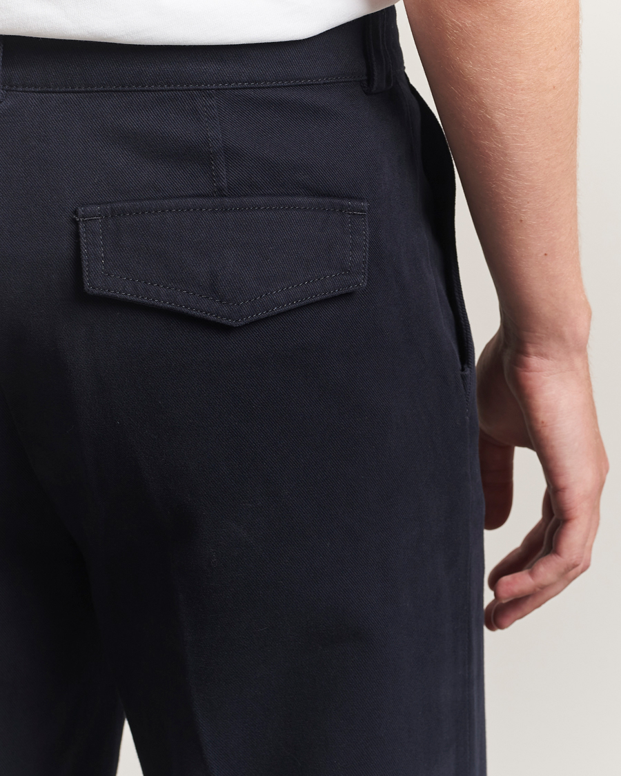 Herre | Bukser | Filippa K | Cotton Chino Trousers Navy