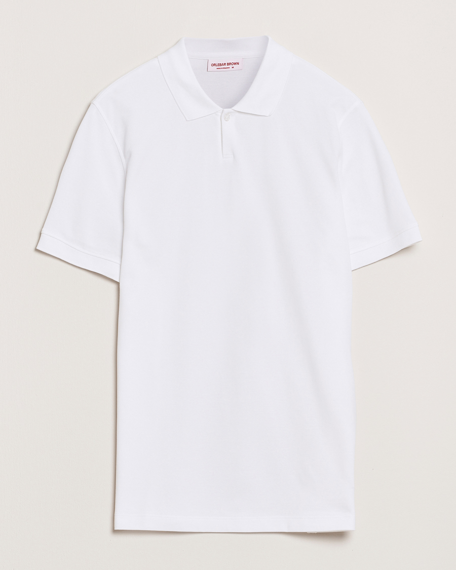 Herre | Polotrøjer | Orlebar Brown | Bruno Organic Cotton Pique White