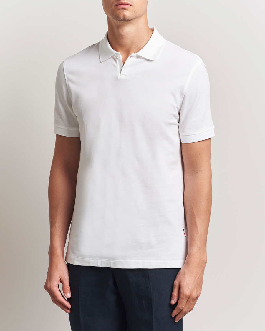 Herre | Polotrøjer | Orlebar Brown | Bruno Organic Cotton Pique White