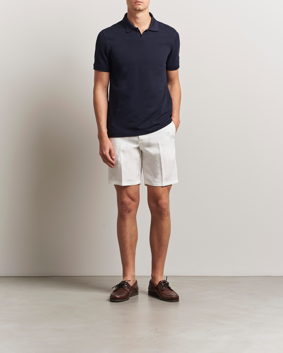 Herre | Polotrøjer | Orlebar Brown | Bruno Organic Cotton Pique Night Iris