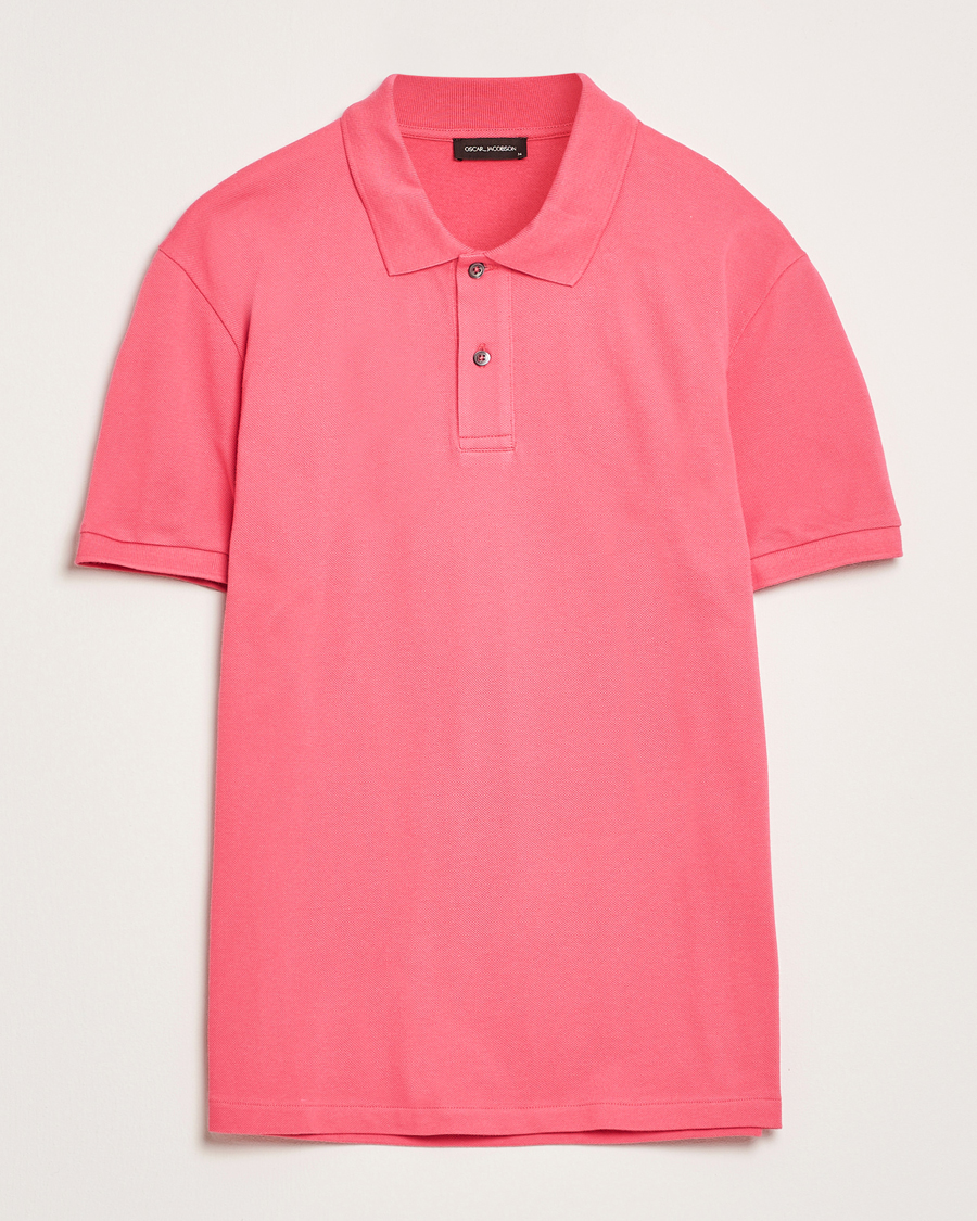 Herre | Polotrøjer | Oscar Jacobson | Alex Cotton Polo Cinfandel Red