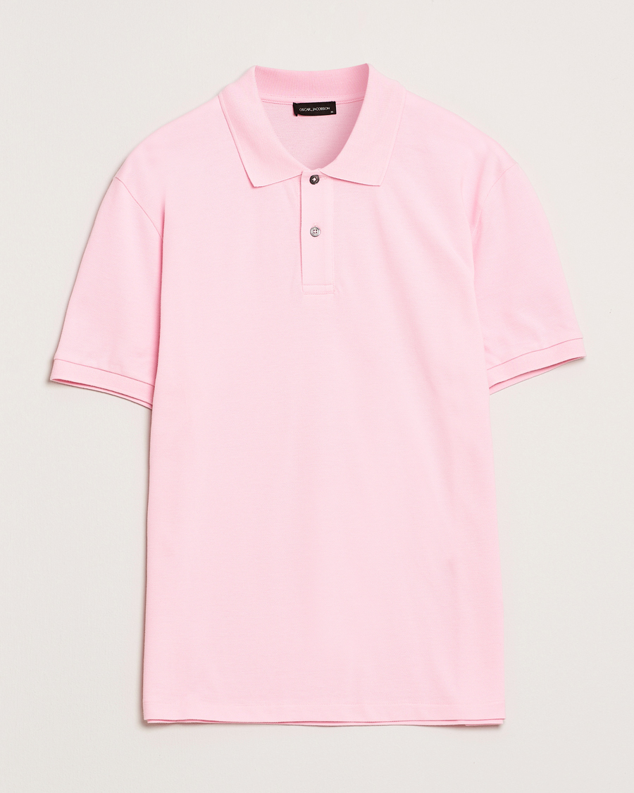 Herre | Polotrøjer | Oscar Jacobson | Alex Cotton Polo Pink
