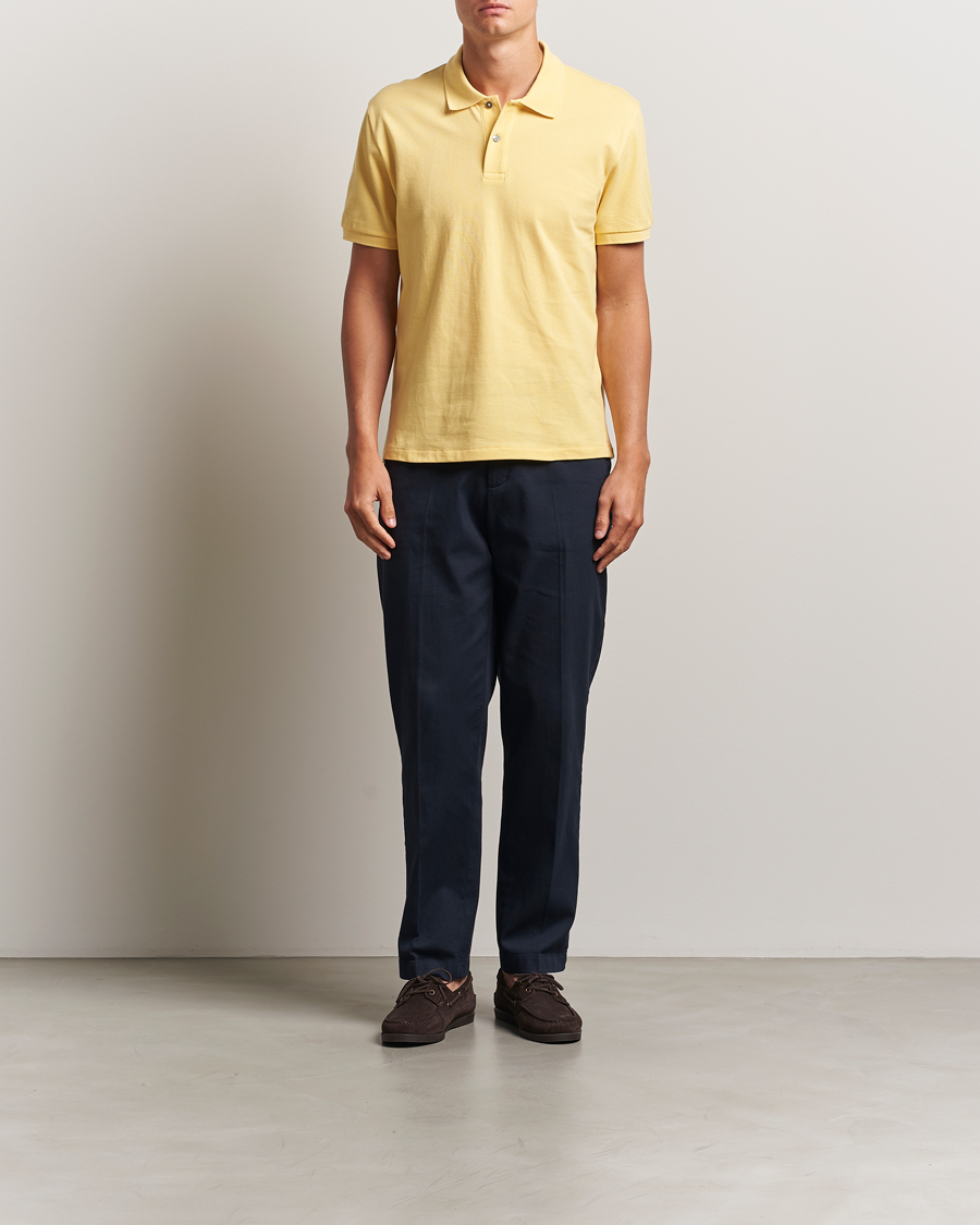 Herre | Polotrøjer | Oscar Jacobson | Alex Cotton Polo Yellow