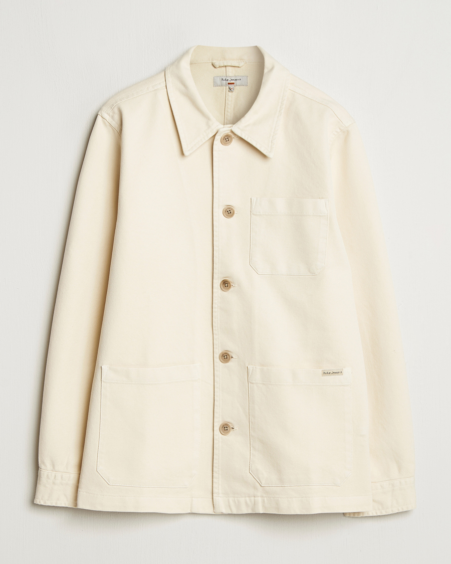 Herre | Skjorter | Nudie Jeans | Barney Worker Overshirt Ivory