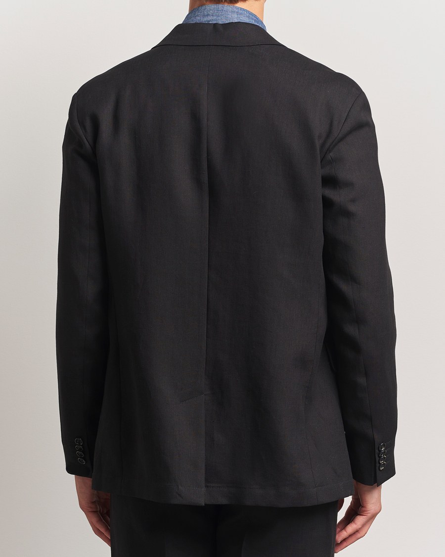 Herre | Blazere & jakker | J.Lindeberg | Alban Unlined Super Linen Blazer Black