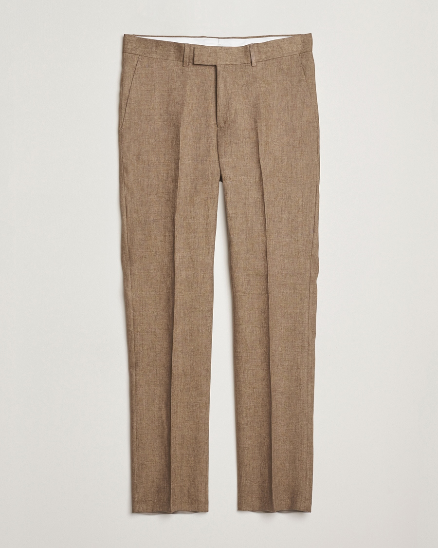 Herre | Bukser | J.Lindeberg | Lois Super Linen Pants Nutmeg