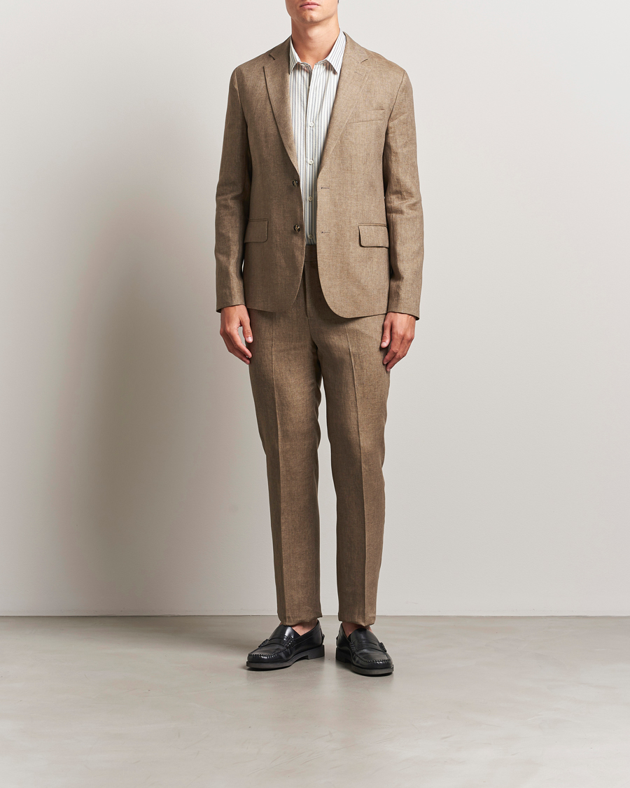 Herre | Bukser | J.Lindeberg | Lois Super Linen Pants Nutmeg