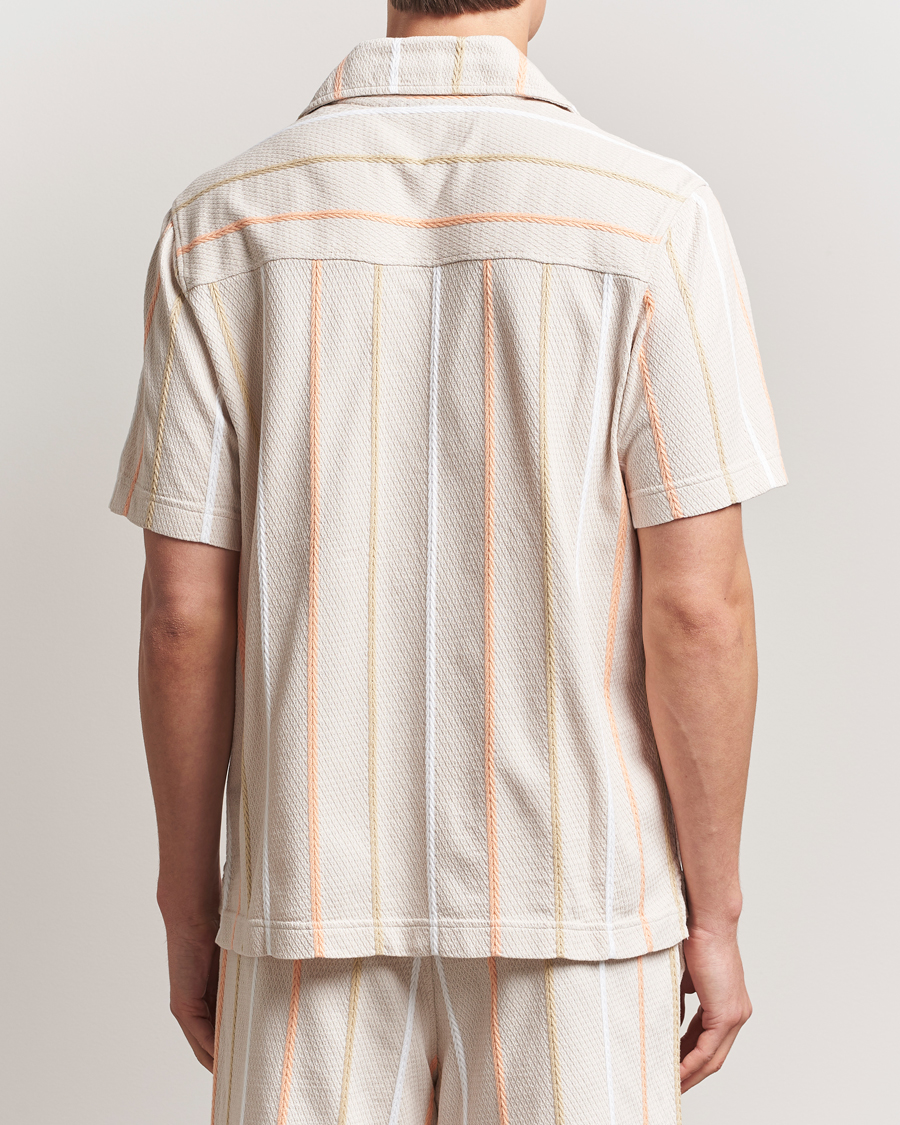 Herre | Skjorter | J.Lindeberg | Theron Stripe Resort Shirt Moonbeam