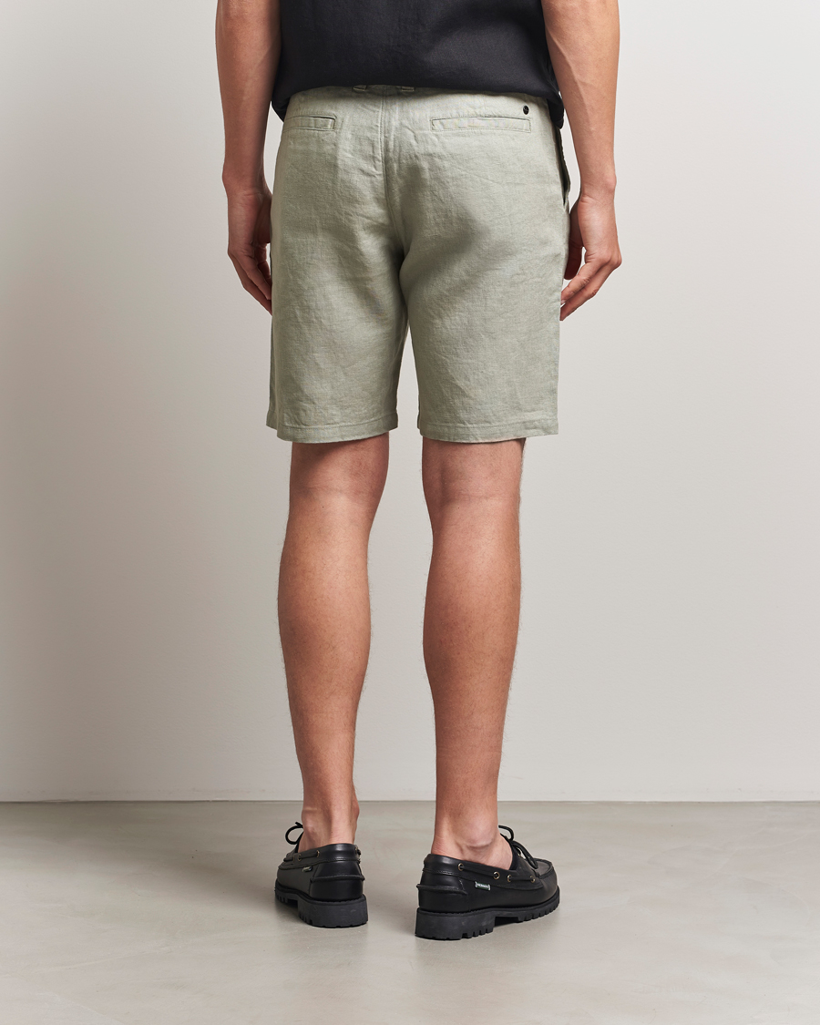 Herre | Shorts | NN07 | Crown Linen Shorts Sage Green
