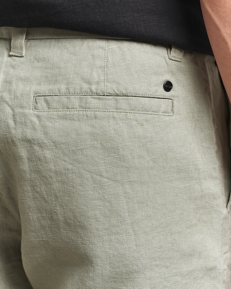 Herre | Shorts | NN07 | Crown Linen Shorts Sage Green