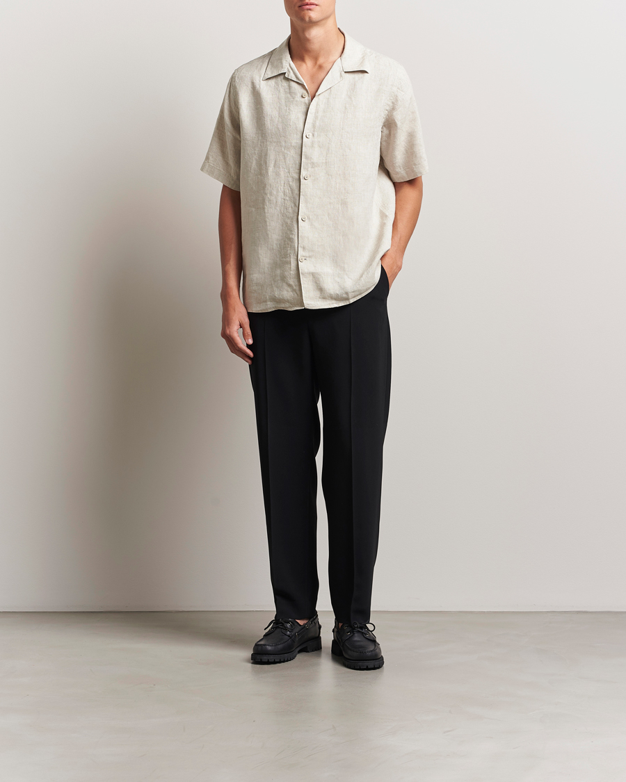 Herre | Skjorter | NN07 | Julio Linen Resort Shirt Oat