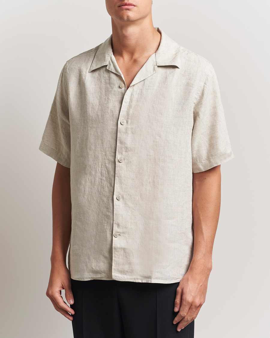 Herre | Skjorter | NN07 | Julio Linen Resort Shirt Oat