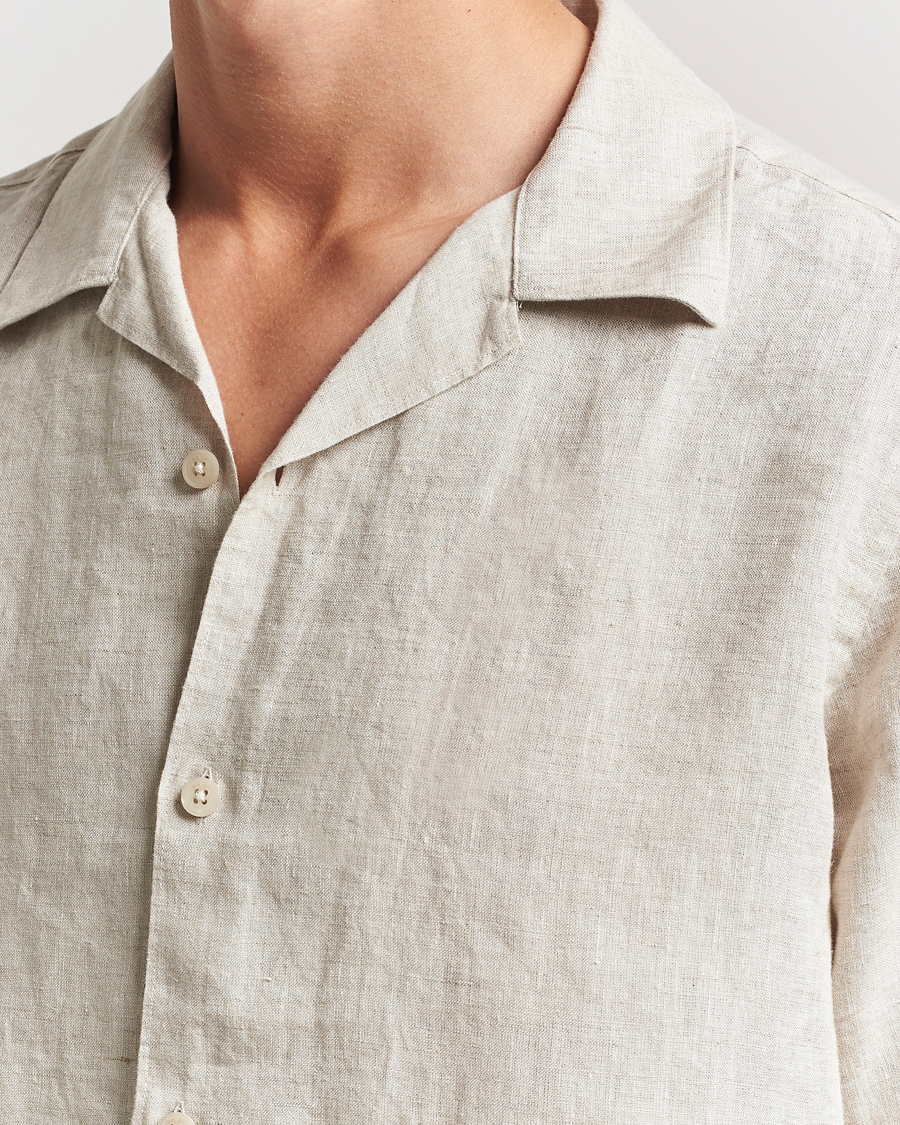 Herre | Skjorter | NN07 | Julio Linen Resort Shirt Oat
