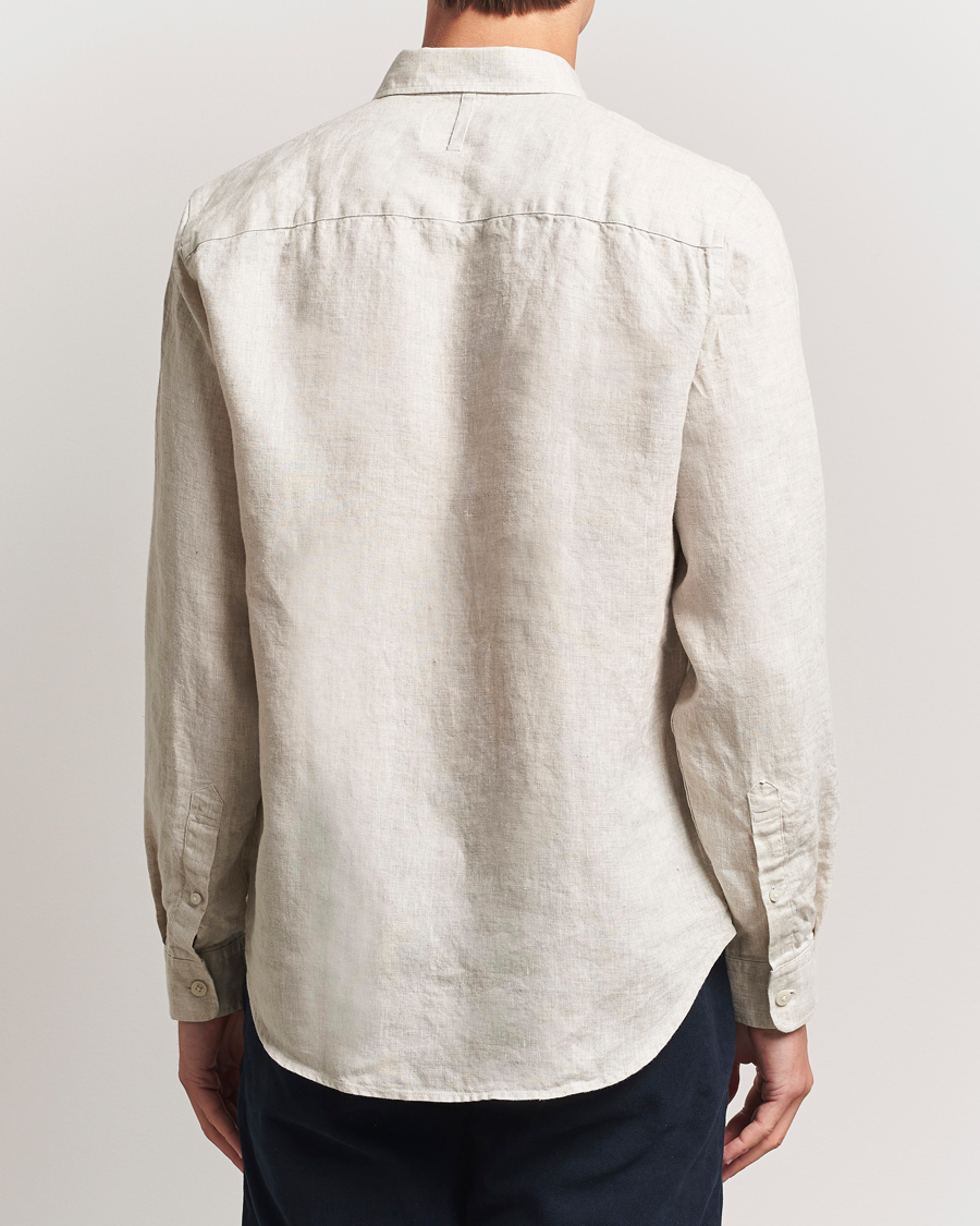 Herre | Skjorter | NN07 | Arne Linen Button Down Shirt Oat