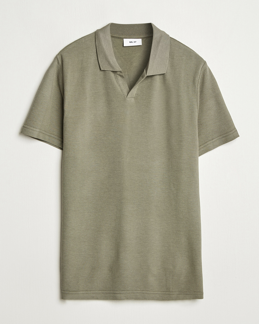 Herre | Polotrøjer | NN07 | Paul Cotton/Lyocell Polo Capers Green
