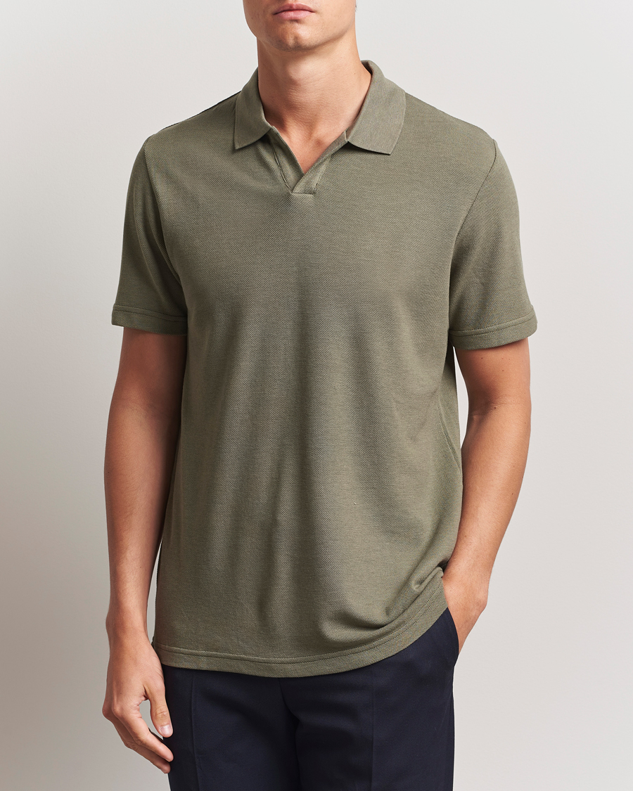 Herre | Polotrøjer | NN07 | Paul Cotton/Lyocell Polo Capers Green