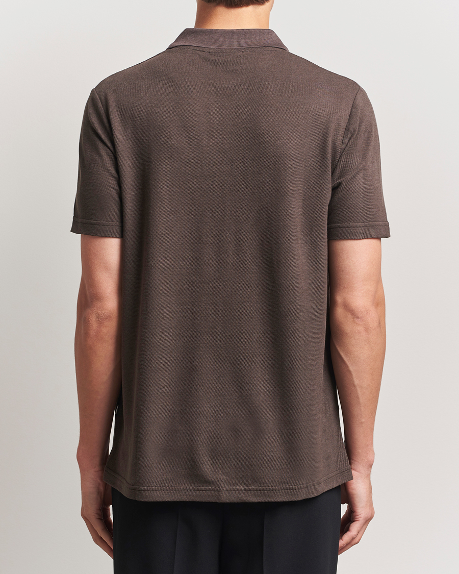 Herre | Polotrøjer | NN07 | Paul Cotton/Lyocell Polo Coffee