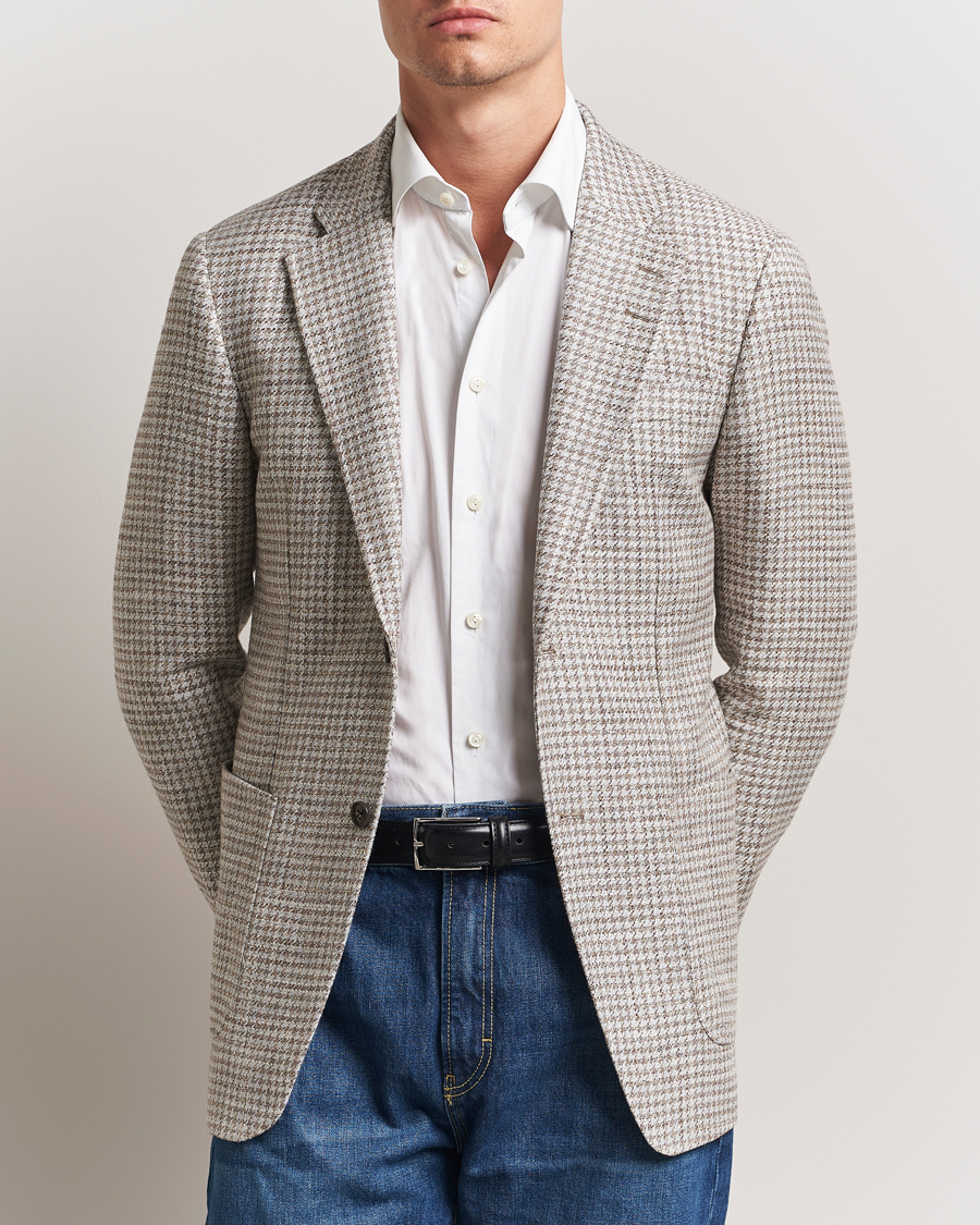 Herre | Blazere & jakker | Tiger of Sweden | Justin Viscose/Linen Pepita Blazer Tehina