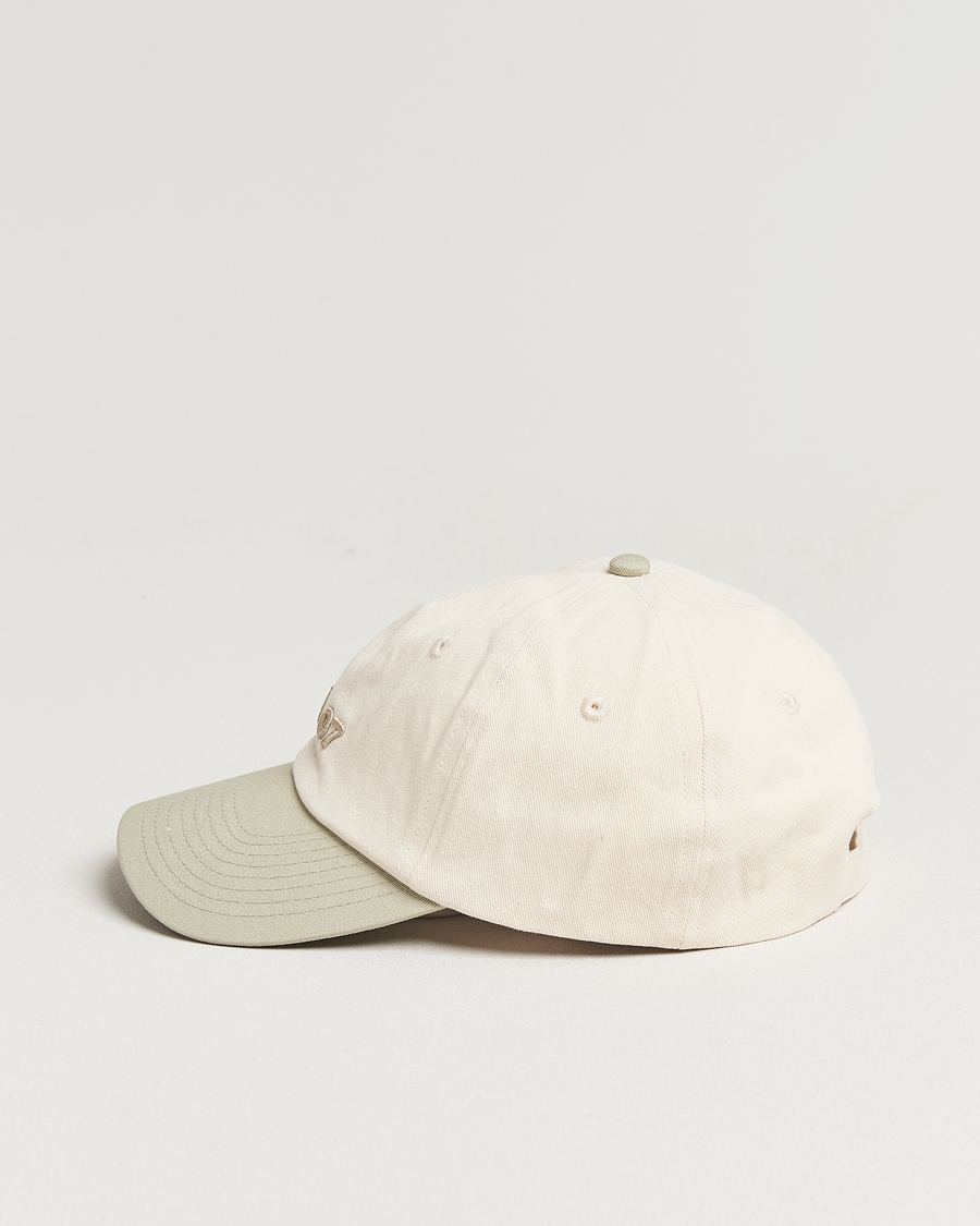 Herre | Hatte & kasketter | NN07 | Logo Cap Sage Green/Off White