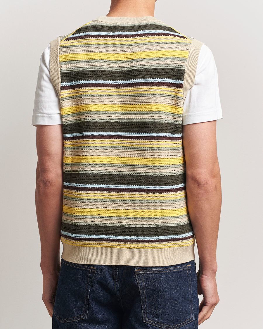 Herre | Trøjer | NN07 | Huxley Knitted Striped Vest Multi