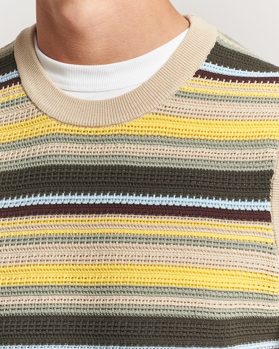 Herre | Trøjer | NN07 | Huxley Knitted Striped Vest Multi