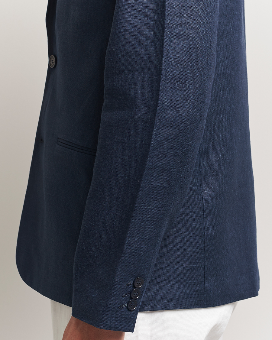 Herre | Blazere & jakker | NN07 | Timo Linen Blazer Navy Blue