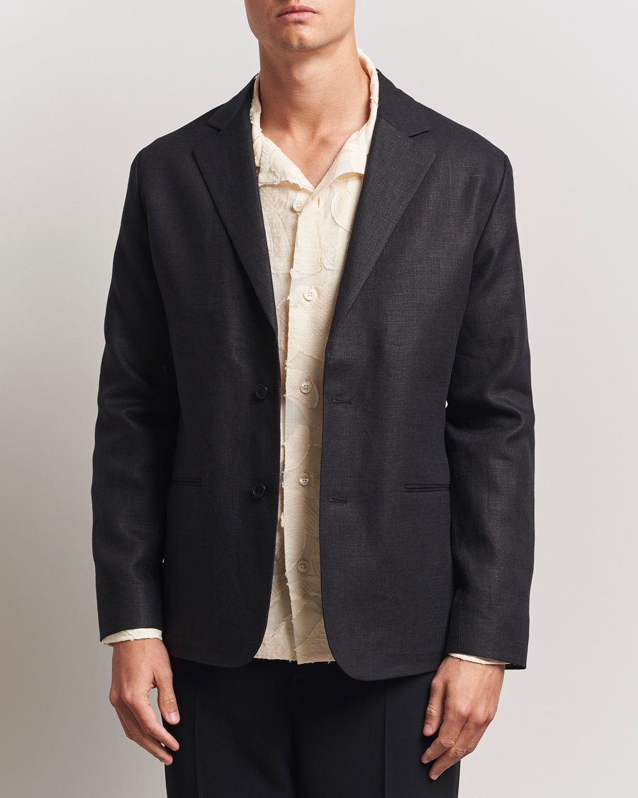 Herre | Blazere & jakker | NN07 | Timo Linen Blazer Black