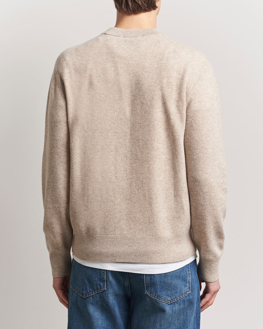 Herre | Trøjer | A Day's March | Marlow Cashmere Blend Sweater Sand